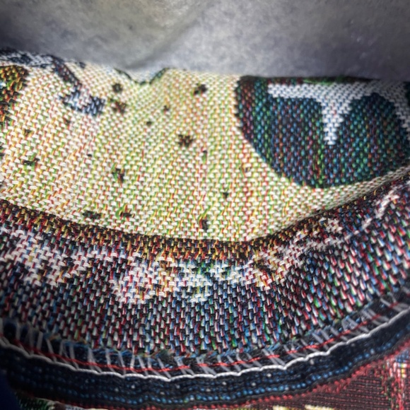 Woven Christmas stockings with hanger loop 5/$15 great for wine bags - Picture 13 of 15